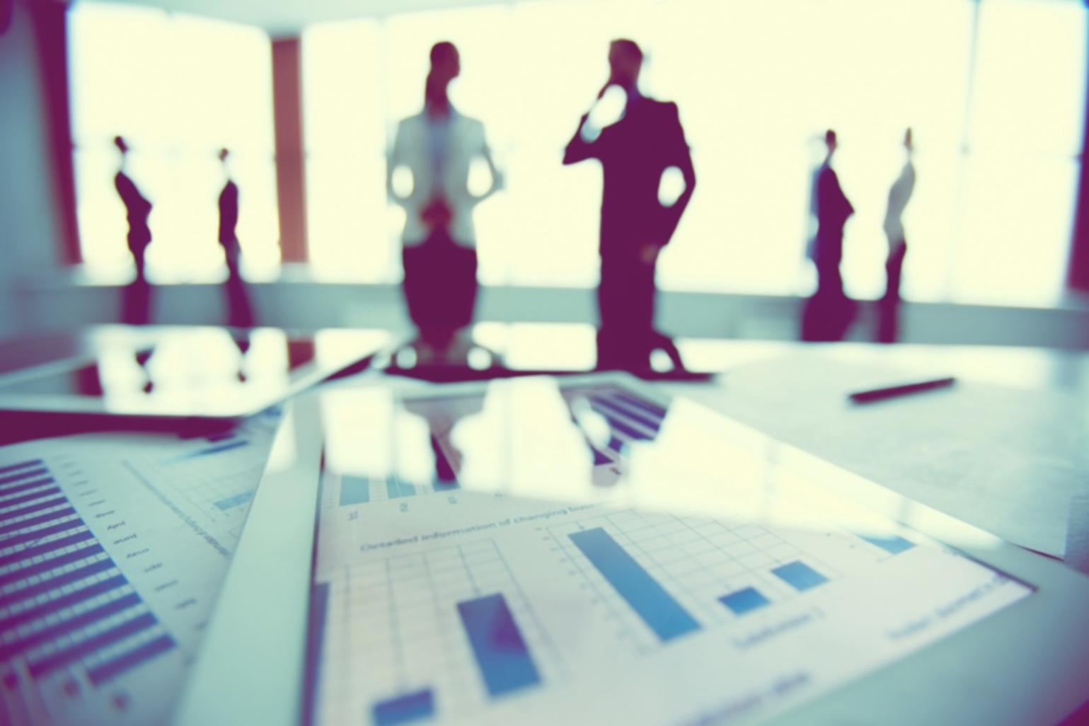 Professionelle Beratungssituation mit modernen Analysemethoden